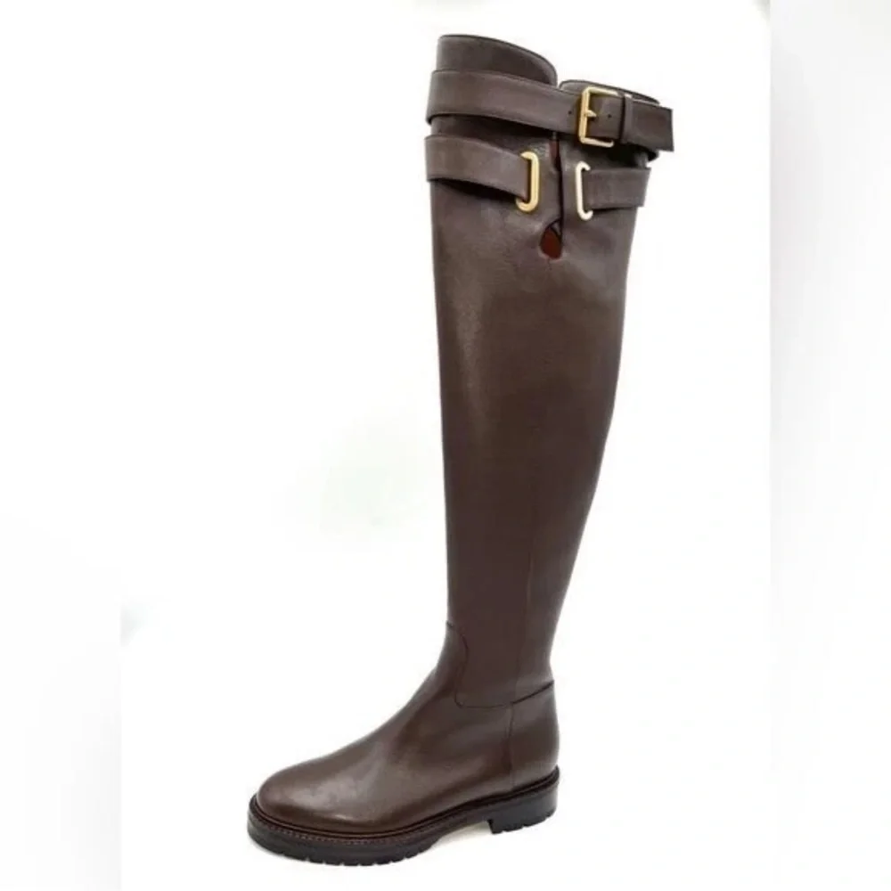 Valentino Garavani Brown Over-the-Knee Leather Boots
Authentic - Picture 6 of 7